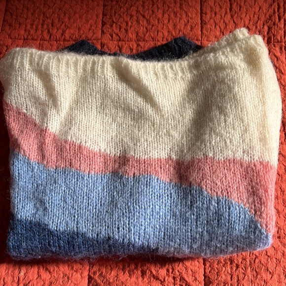 Sezane Winnie Jumper (Blue/Pink/White) - Picture 6 of 9